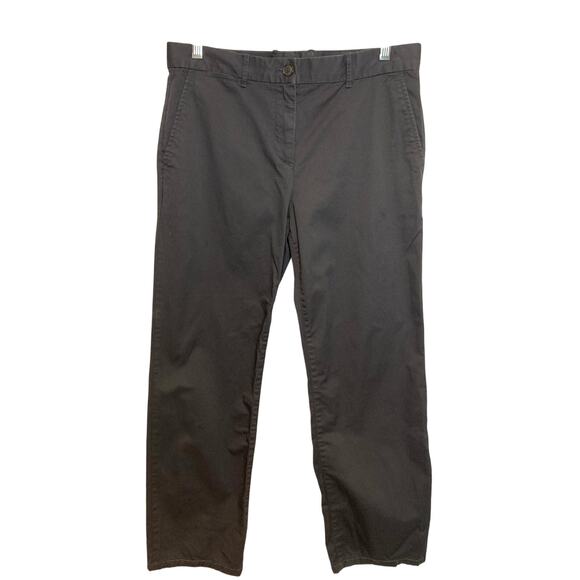 GAP Khakis by Gap Gray Straight Chino Mid Rise Cotton Slacks Trousers Pants - Picture 1 of 10
